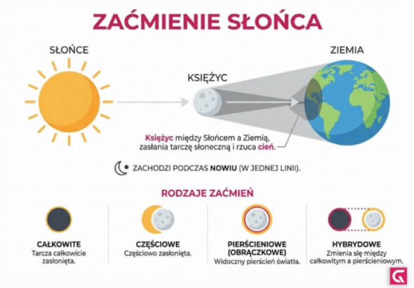 Bezpieczna obserwacja zaćmień słońca z odpowiednimi przyrządami ochronnymi.