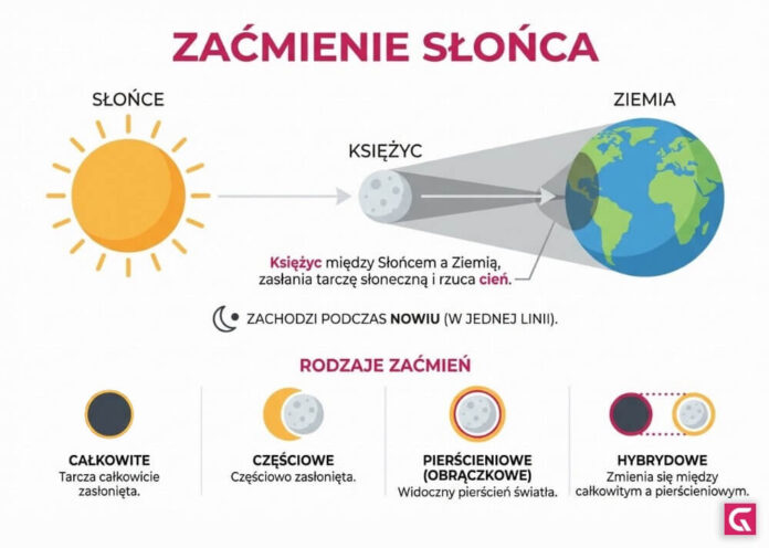 Bezpieczna obserwacja zaćmień słońca z odpowiednimi przyrządami ochronnymi.