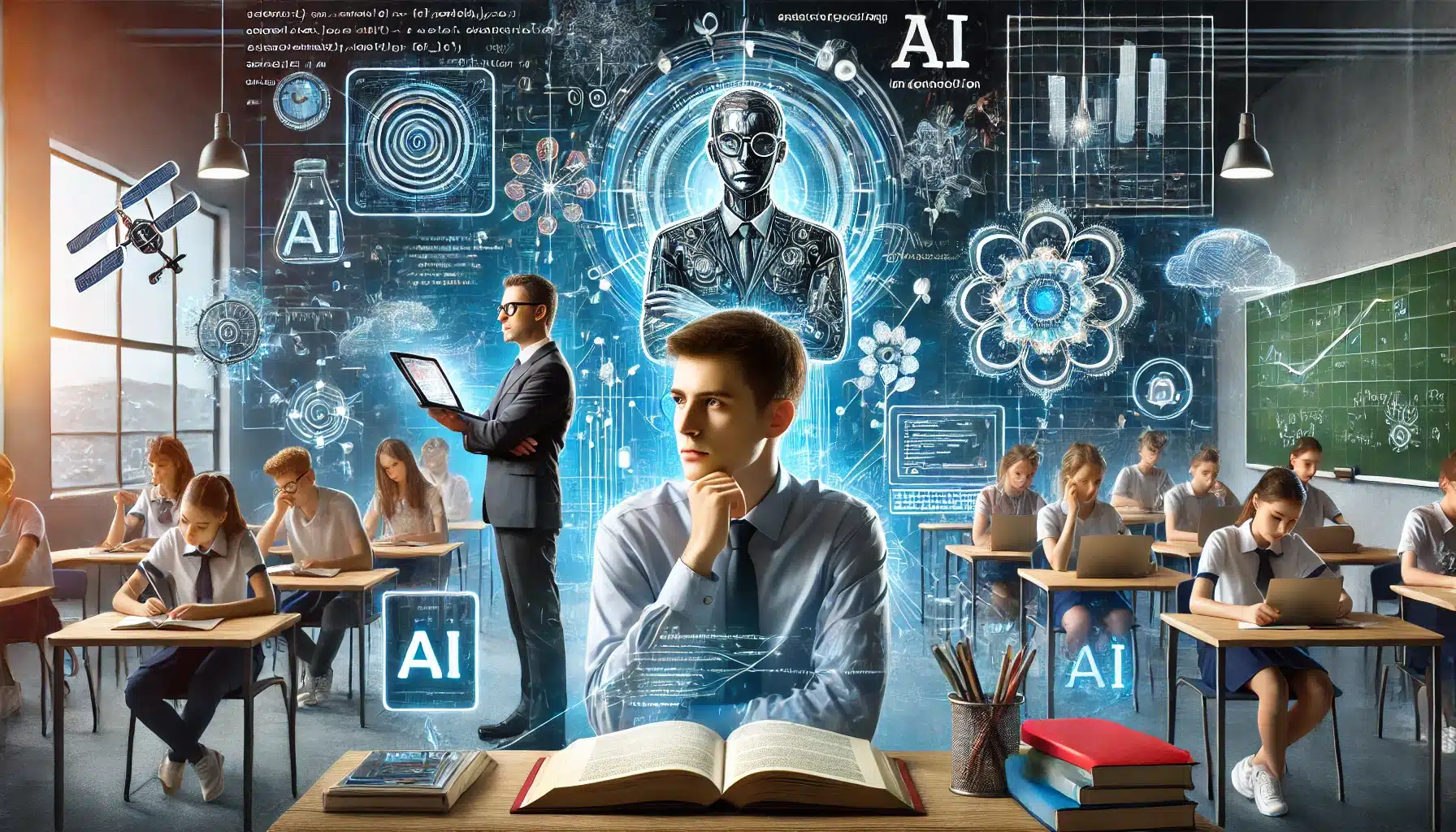 AI przekształca edukację: prace domowe i polityka MEN