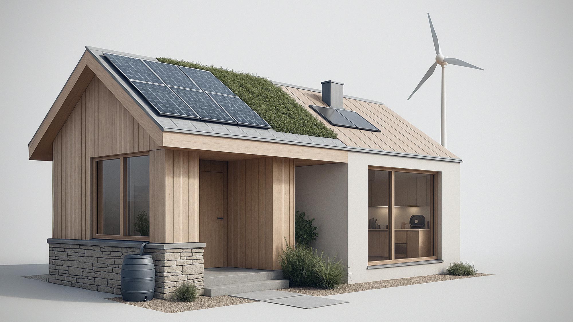 Posadowiony w Chotomowie dom energetycznie dodatni, odpowiadający standardom UE 2050