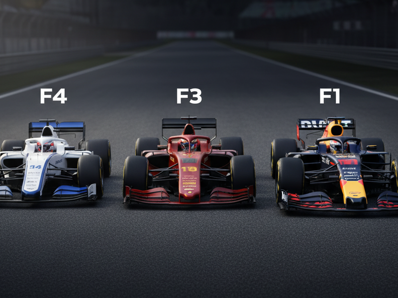 F1 2023 game, illustration of Formula 1 racing cars competing in a virtual race