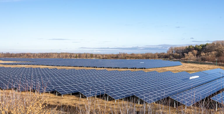 Solar panels in Syców municipality - explaining occupied land for renewable energy