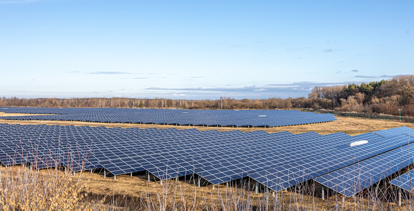 Solar panels in Syców municipality - explaining occupied land for renewable energy