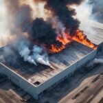 Pożar w magazynie energii elektroenergetycznej w Wielkopolsku - straty finansowe