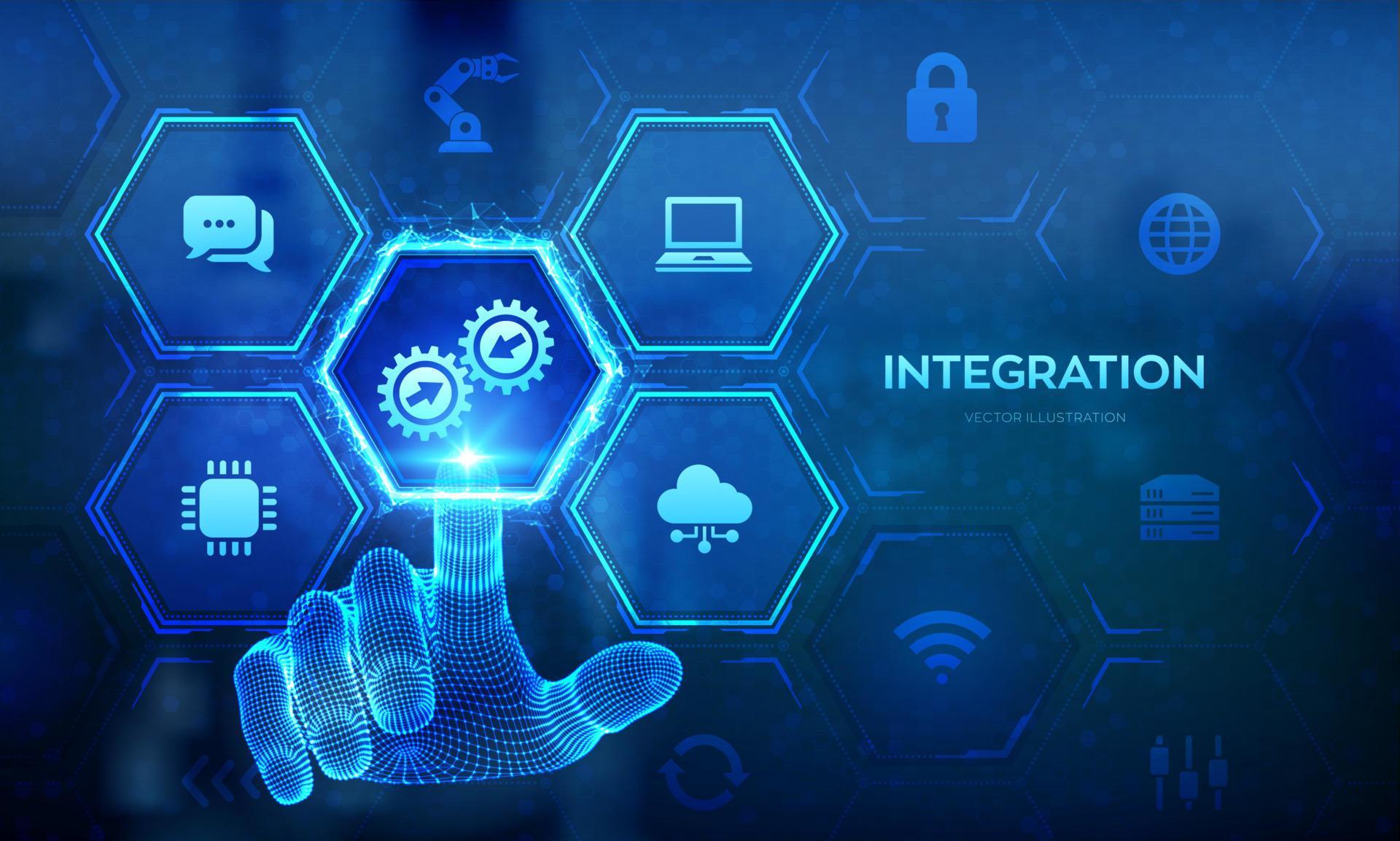 Digital service and security integration within a business model