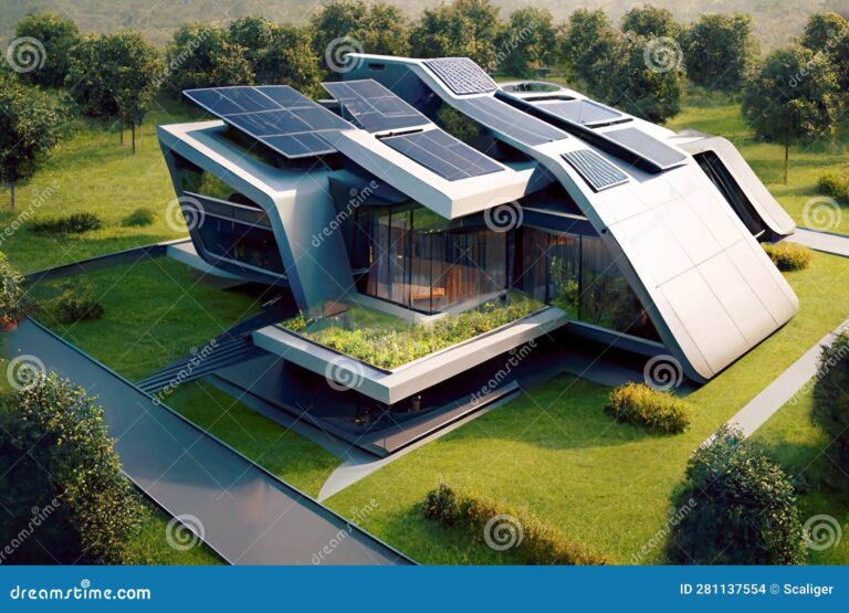 Future home heating: Solar, wind, or geothermal energy illustration