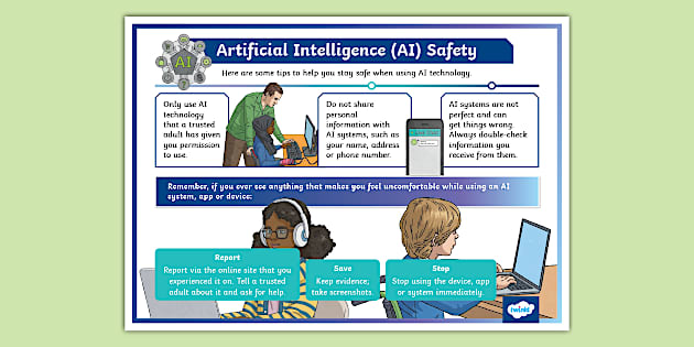Child using AI tool misuse prevention measures