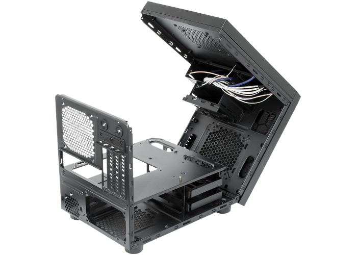 Chieftec Uni BW-01B-OP traditional PC case without glass panel and lighting