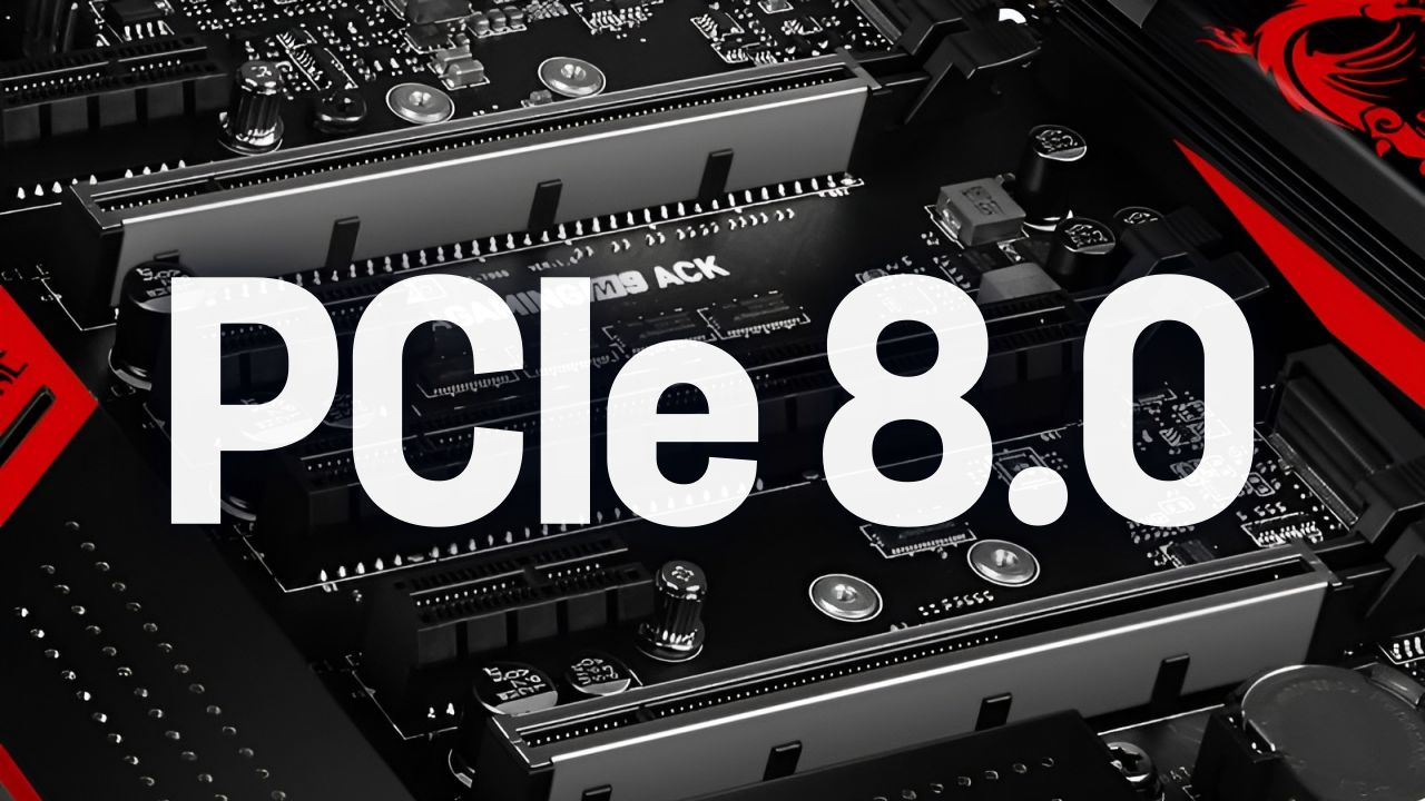 PCIe 8.0 upcoming standard, visual representation