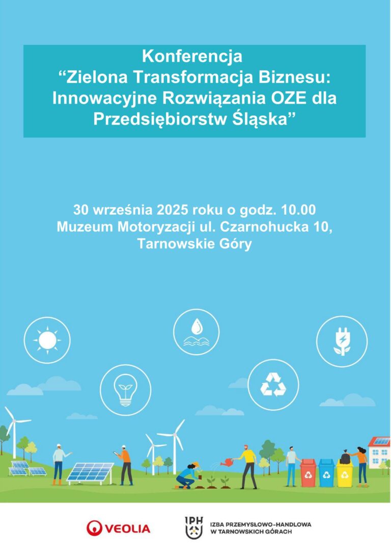 Konferencja na temat transformacji biznesu poprzez metody zielone