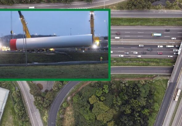 część turbiny wiatrowej spadła z ciężarówki na autostradę a4 zamknięcie drogi救助者，请问您需要进一步的帮助或有其他问题吗？如果您的请求与刚刚不同，请明确说明，以便我能够更好