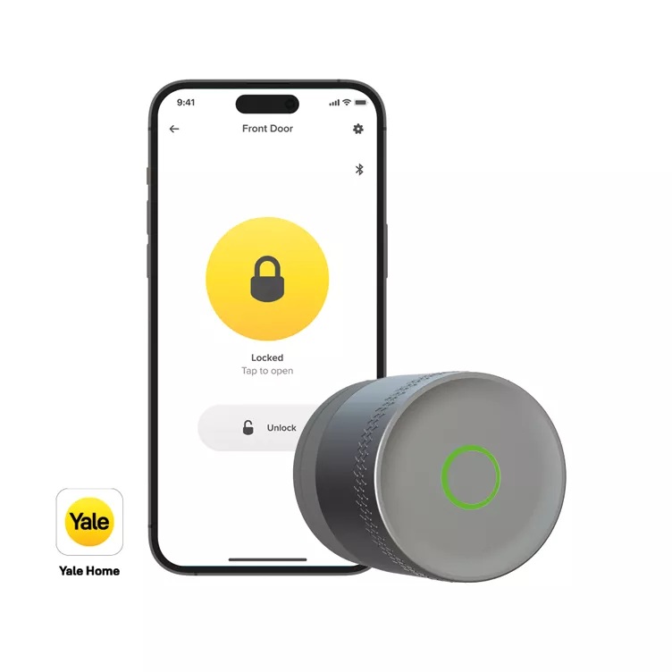 inteligentny zamок yale smart lock l2 lite dostęp przez aplikację手机放弃翻译，只输出图片alt文本：
intelligent door lock yale smart lock l2