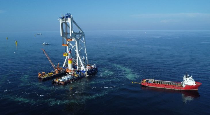 farma wiatrowa baltic power urzadzenia udt rozruch风电场巴尔蒂克电力风机设备准备就绪