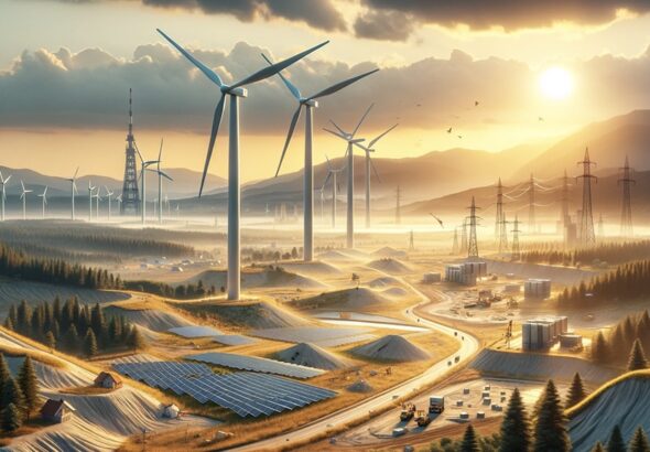 Ilustracja przedstawiająca ELQ Energy i innowacyjne rozwiązania magazynowania energii w Polsce