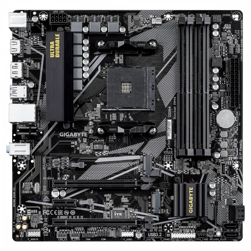 Płyta główna GIGABYTE B550M dla AMD Ryzen 7 5800X3D