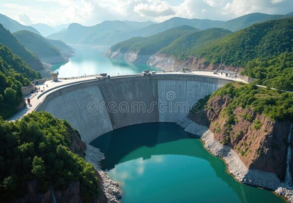 zbiornik górski przyszłość wodna hydroelektryczna energia turystyka nowoczesne technologie生态保护环境和当地社区的巨型山地水库项目，成本六亿兹罗提，确保稳定的水