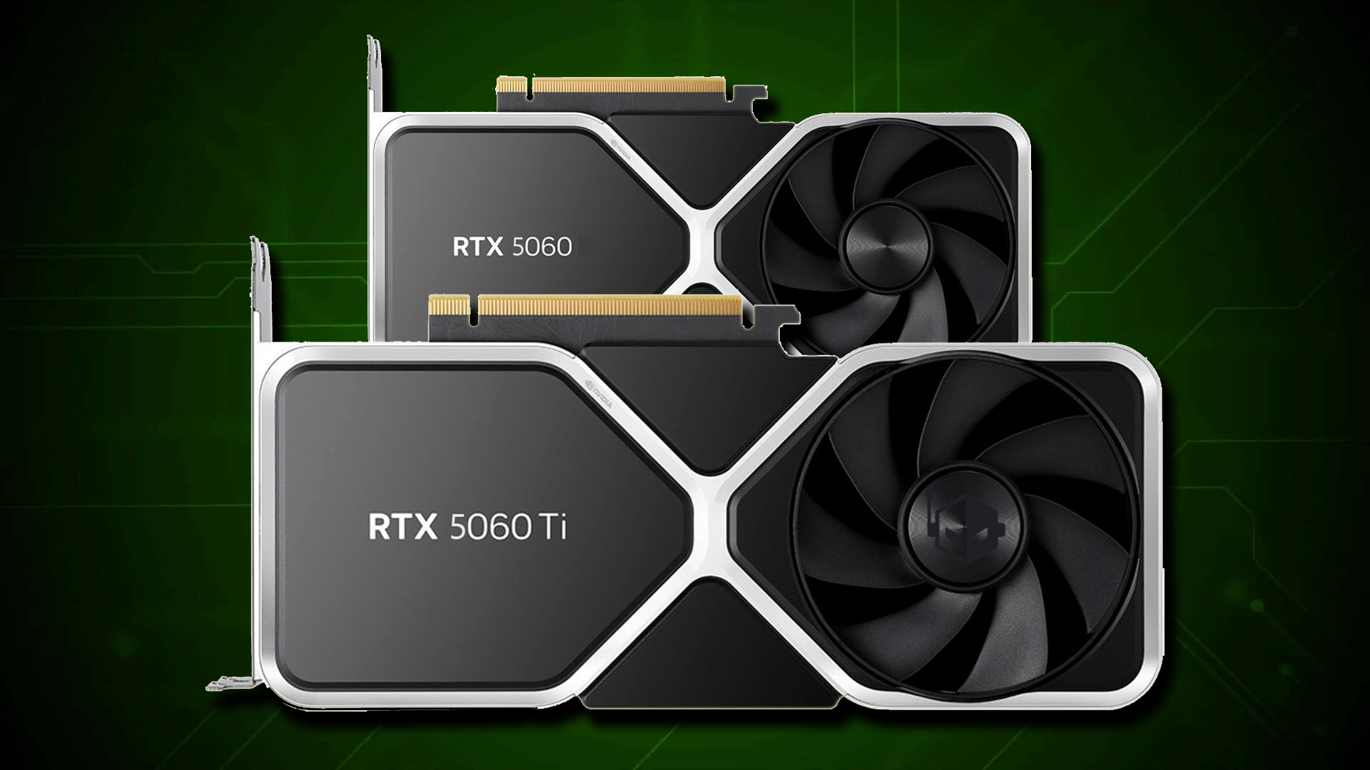 Karta graficzna GeForce RTX 5060 Ti w trakcie testu wytrzymałości.