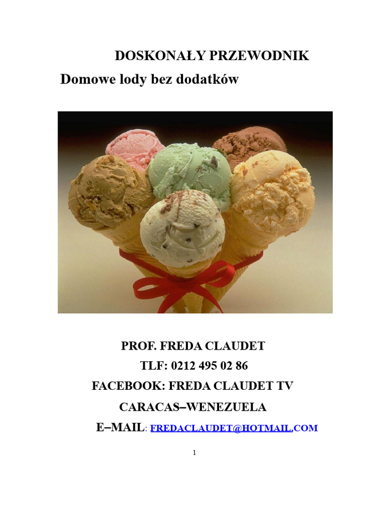 Domowe lody na letni dzień