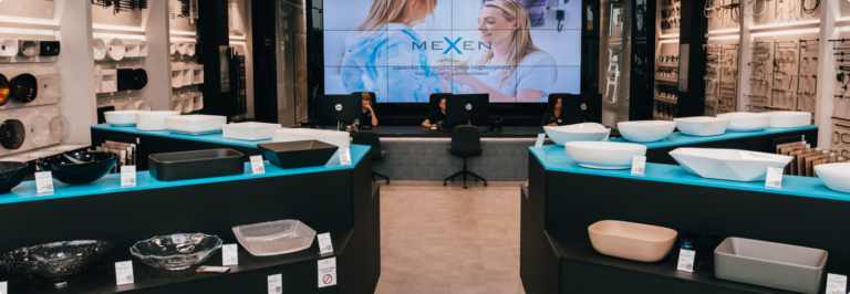Nowy showroom Mexen w HOMEPARK Rawa, rozszerzający sieć salonów z armaturą i ceramiką
