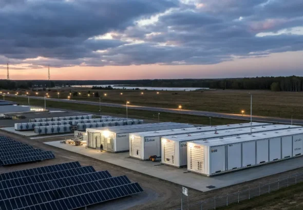 Magazyn energii elektrycznej w Iwanówce - największy w Polsce.