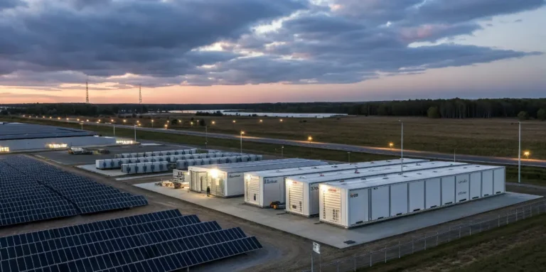 Magazyn energii elektrycznej w Iwanówce - największy w Polsce.