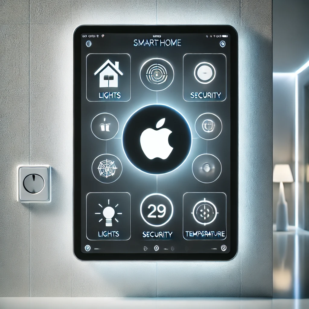 Okay, the user wants me to generate an ALT text for an image illustrating an article about Apple's new Smart Home Hub