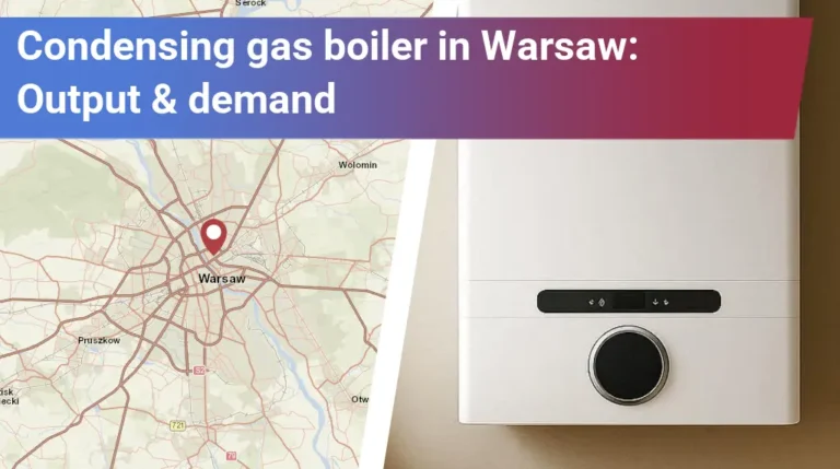 Porównanie kosztów ogrzewania w Warszawie między siecią ciepłowniczą a piecem gazowym