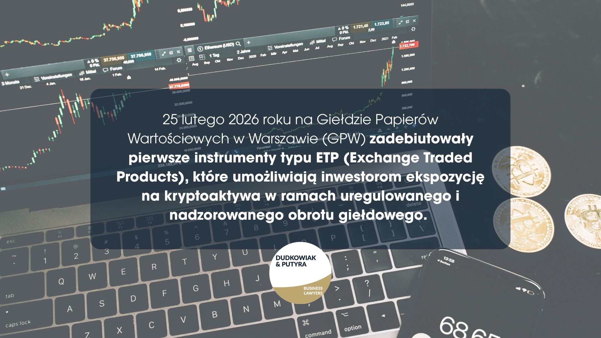 Indeksowy ETP na kryptowaluty na rynkach tradycyjnych GPW.