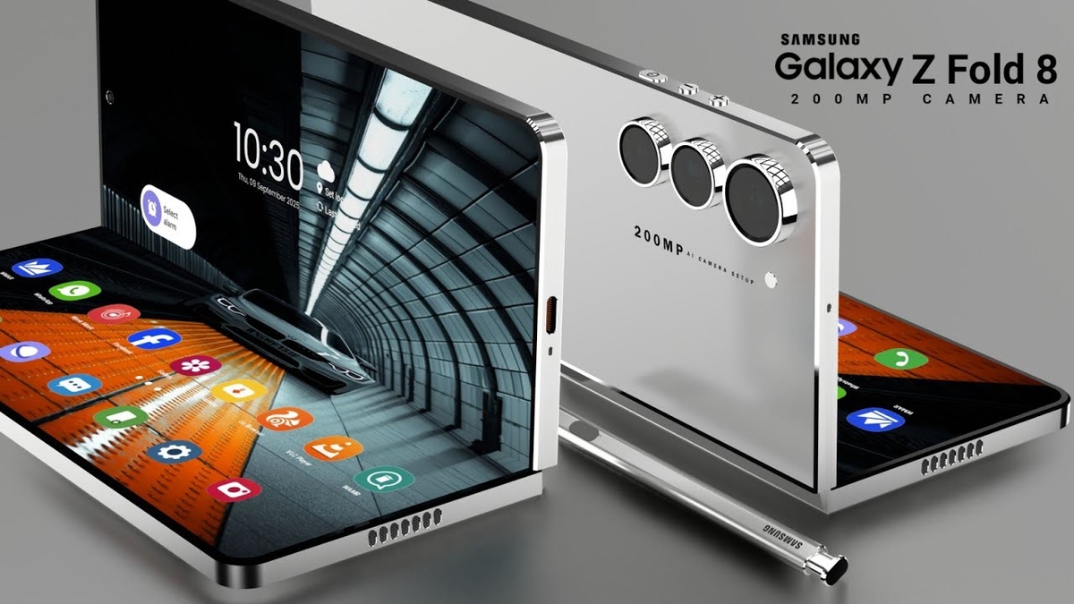 Samsung Galaxy Z Fold8 - składany telefon z dużym ekranem i szybkim procesorem.