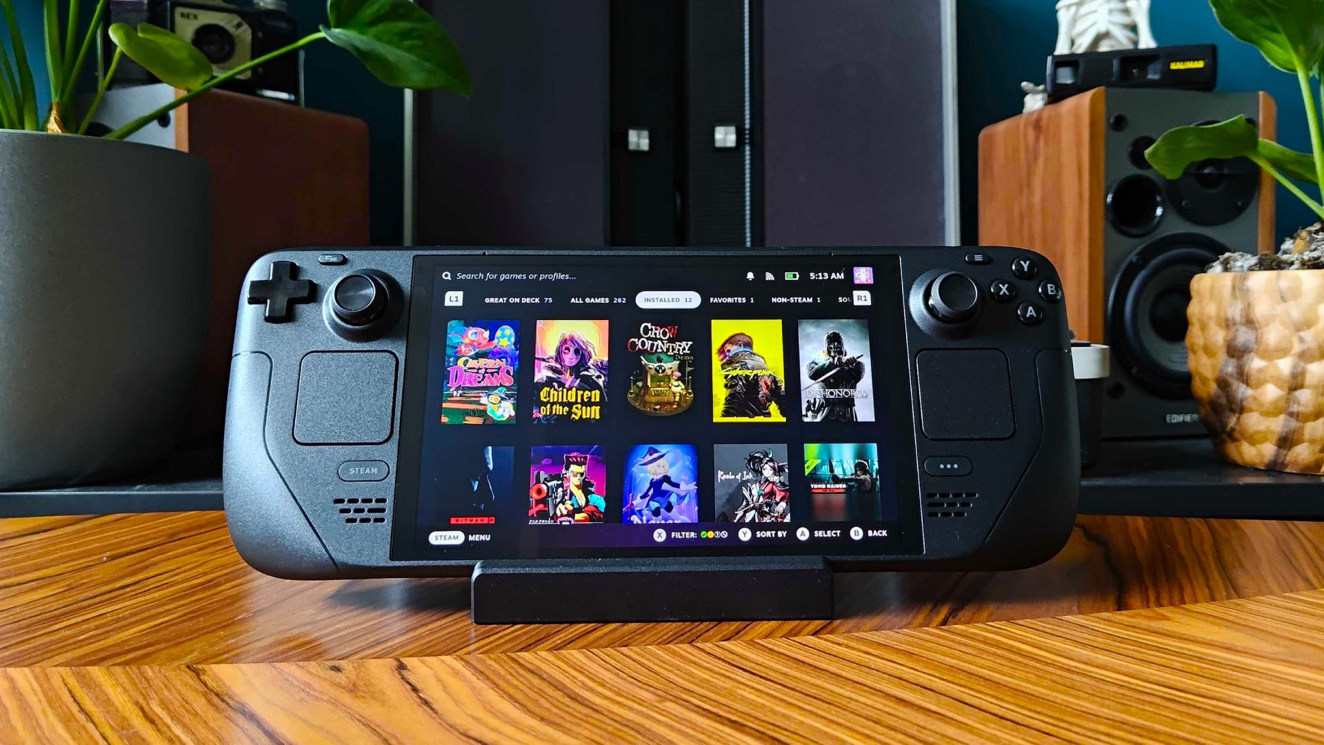 Konsola Steam Deck OLED z zaawansowanymi opcjami obrazu