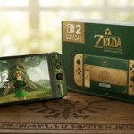 Zdjęcie przedstawiające ekran z The Legend of Zelda: Ocarina of Time Remake na Nintendo Switch 2 z polskim językiem.